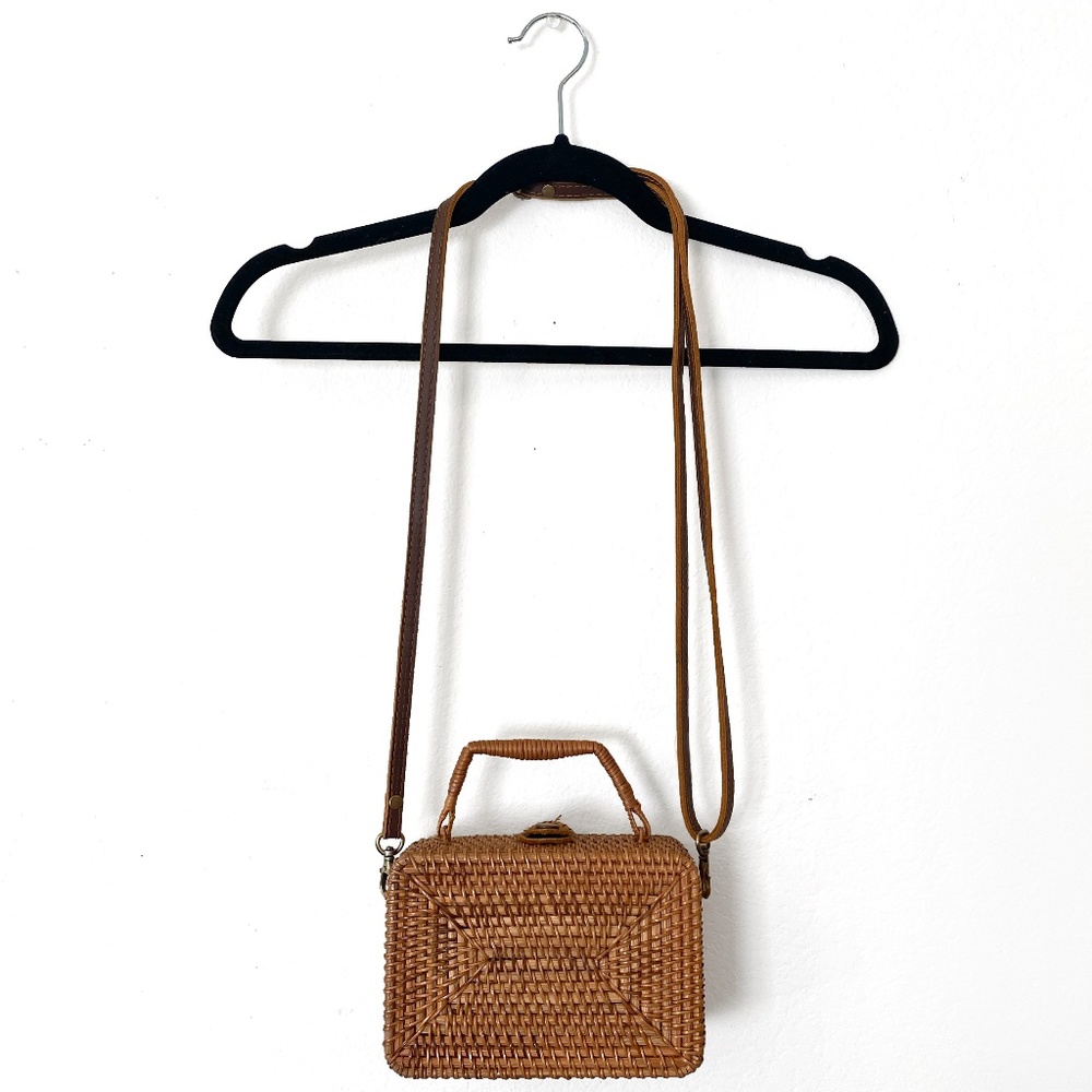 Rectangular Woven Straw Bag